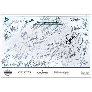 Autogramm-Tafel 